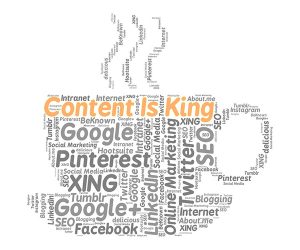 A cup of coffee for social media management