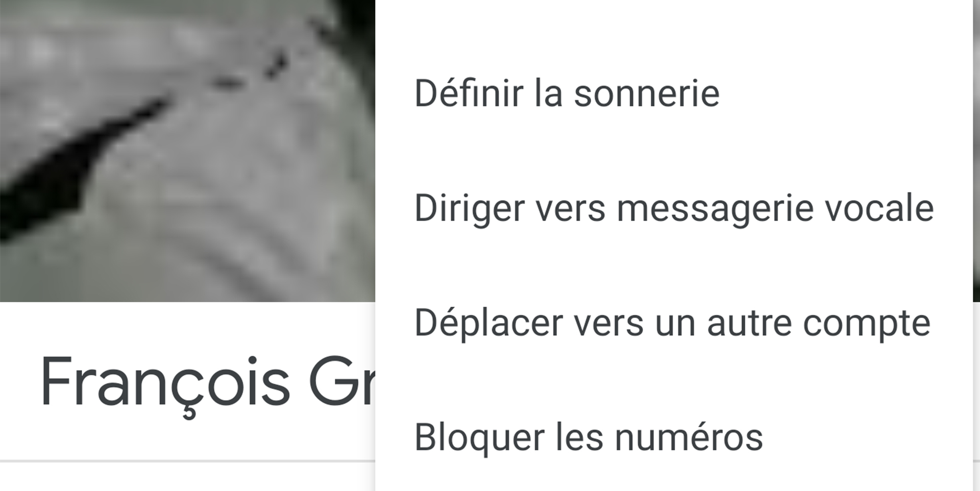 Comment changer sonnerie pour une contact