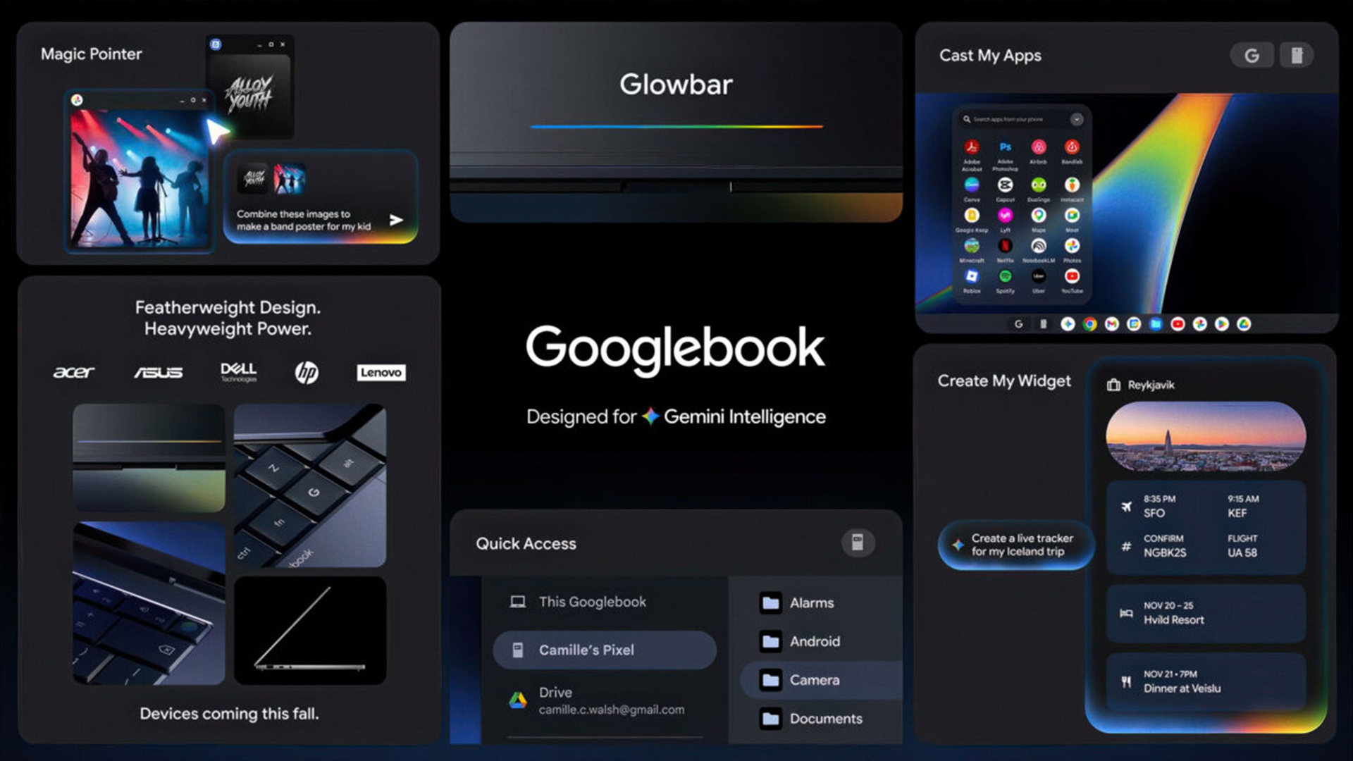 Google lance le Googlebook - Une